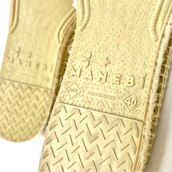 Manebi x Guanabana Neon Woven Geometric Platform Espadrilles Size 10 EU 40 $199 - Picture 13 of 14